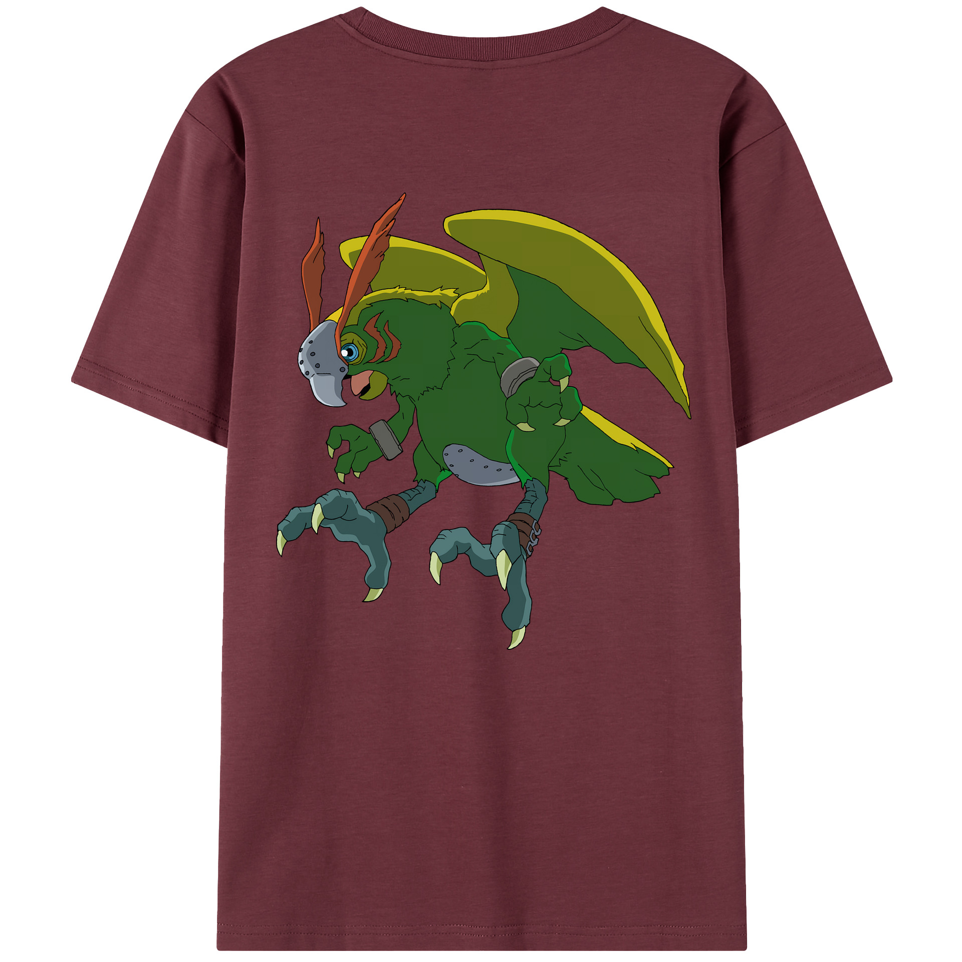 （画像用） Digimon デジタルモンスター/デジモン 綿100％半袖Tシャツ（背面プリント）
